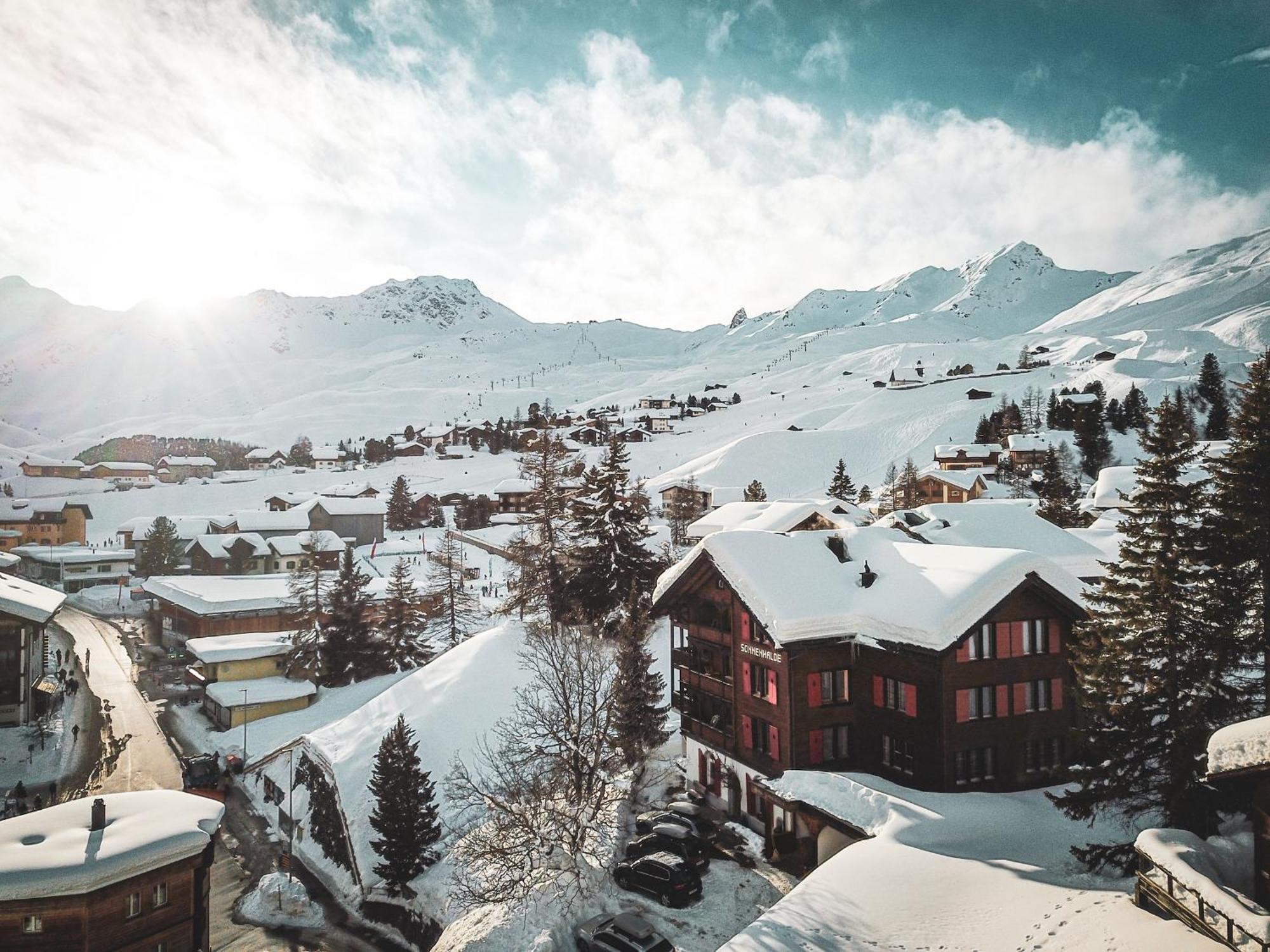 Hotel Sonnenhalde, Arosa Exteriör bild