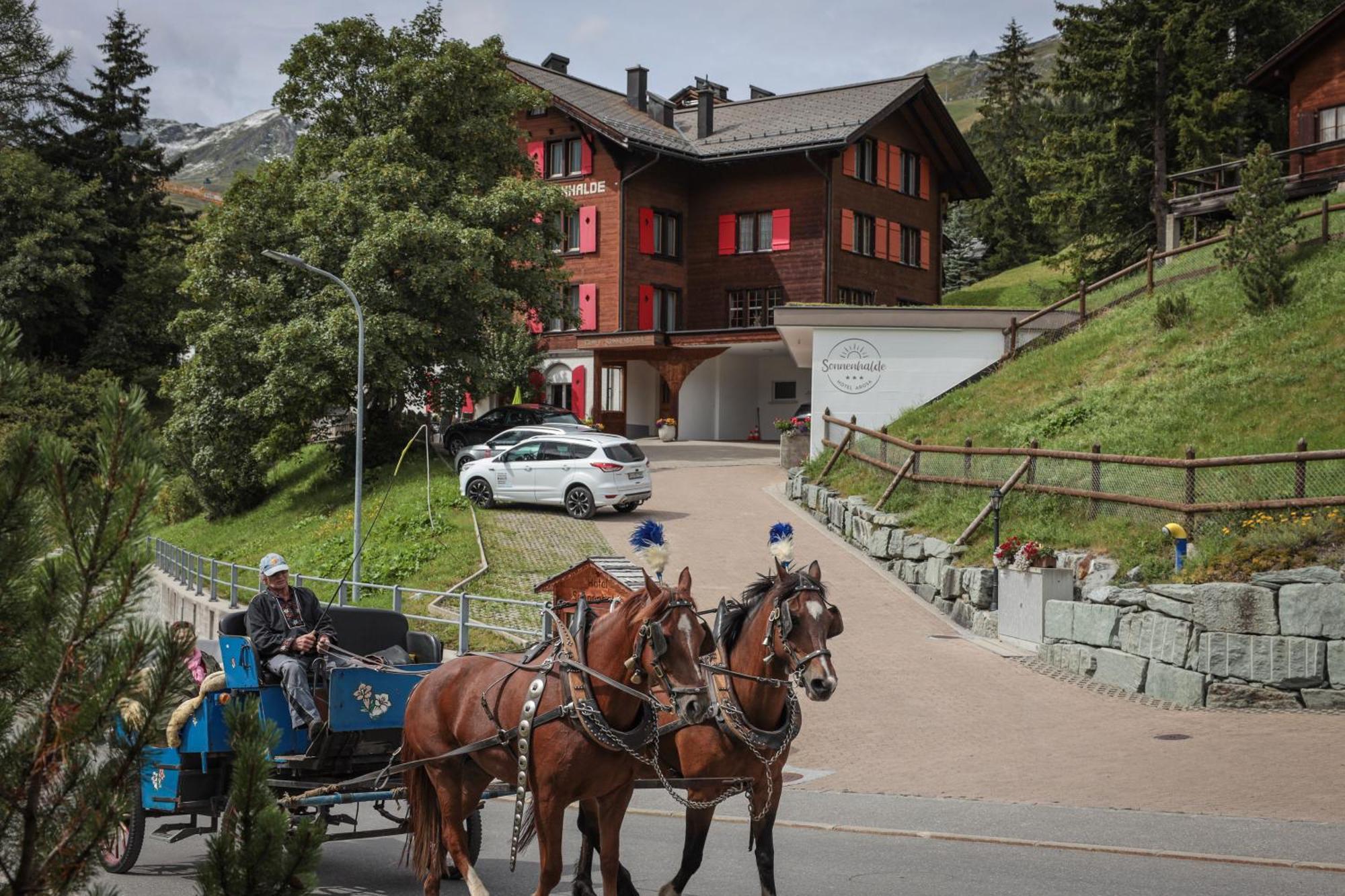 Hotel Sonnenhalde, Arosa Exteriör bild