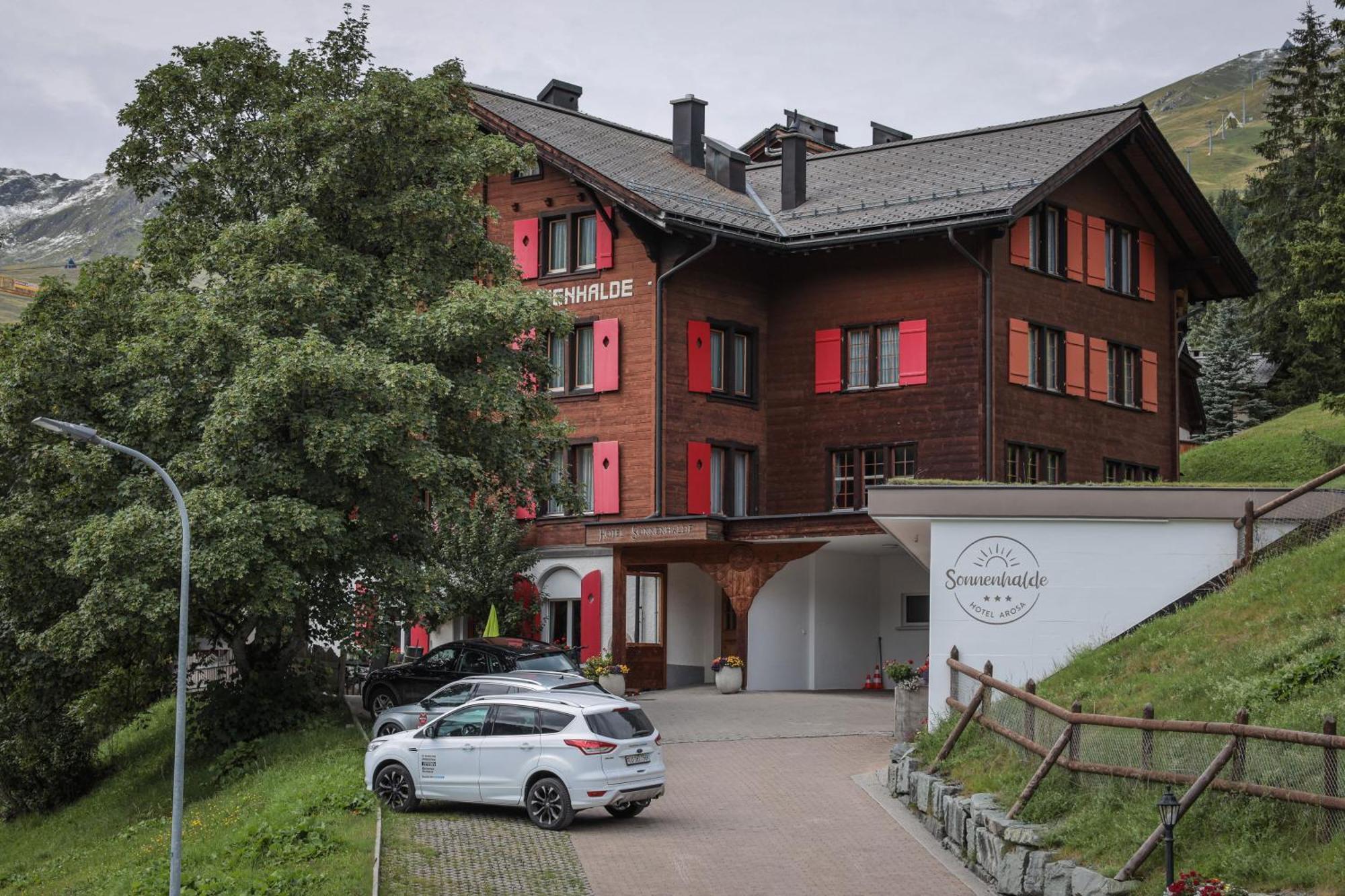 Hotel Sonnenhalde, Arosa Exteriör bild